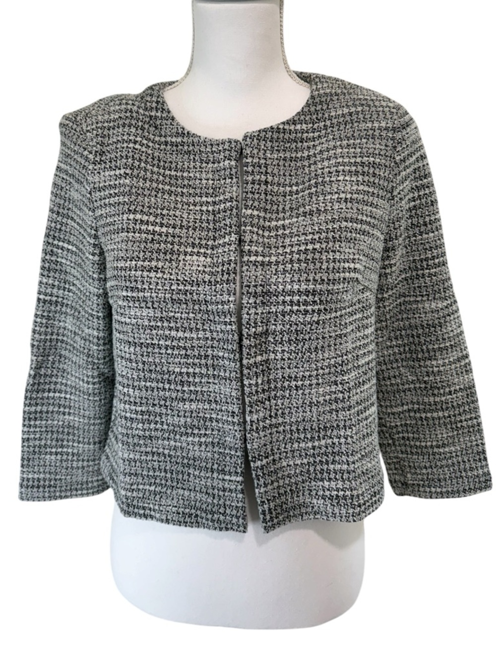 Philosophy Black and White Textured Blazer size small